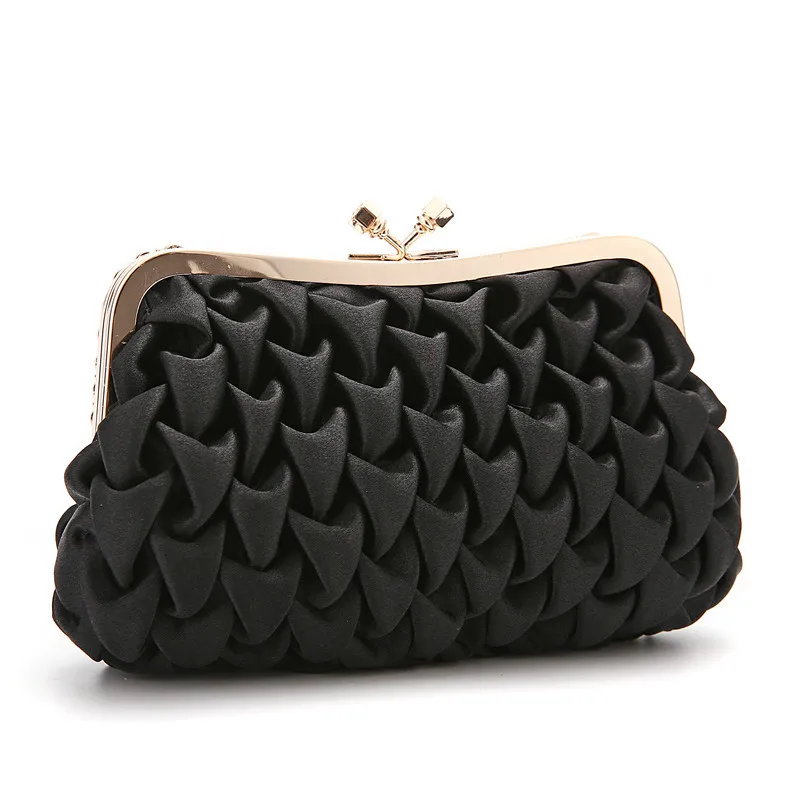 

Fashion Women Evening Bag Brand Party Banquet Glitter Satin For Ladies Wedding Clutches Handbag Banquet Shoulder Bags