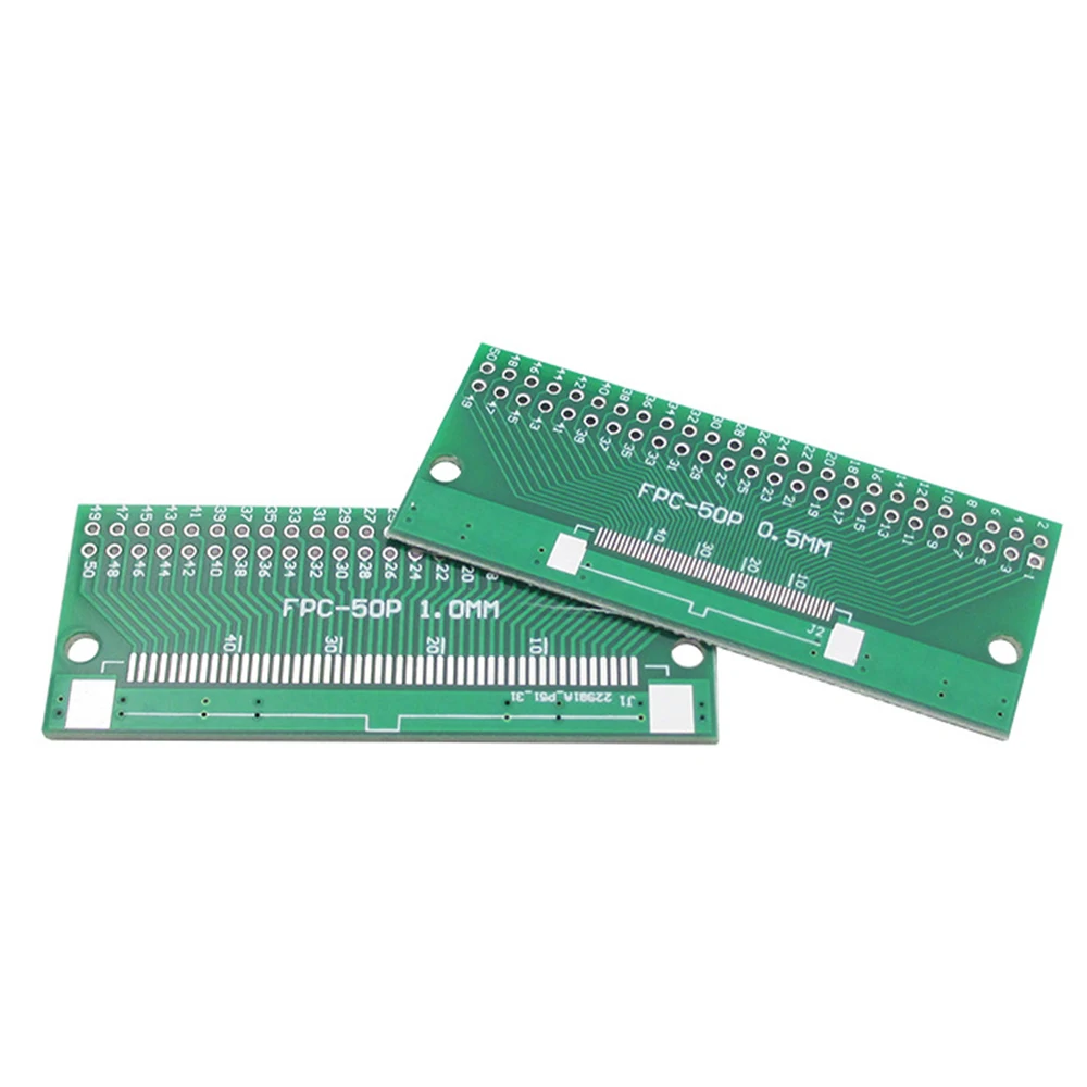 

50P 0.5mm 1mm Adapter Converter Plate FFC FPC to DIP 2.54MM Pitch TFT LCD Socket Converter Board Adapter Plate