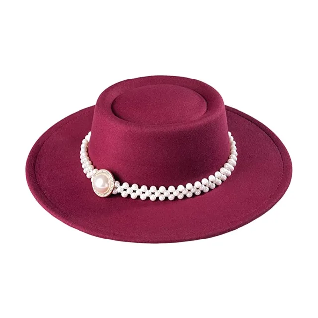 Cappello Fedora In Lana Schiacciabile - Stile Pork Pie Vintage, Unisex, Taglia M - Foto 3