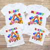 Matching Family Outfits Party Plim Shirt Summer Matching Outfits Beach TShirt Children Toddler T Shirts Mommy Clothes Daddy Baby 1