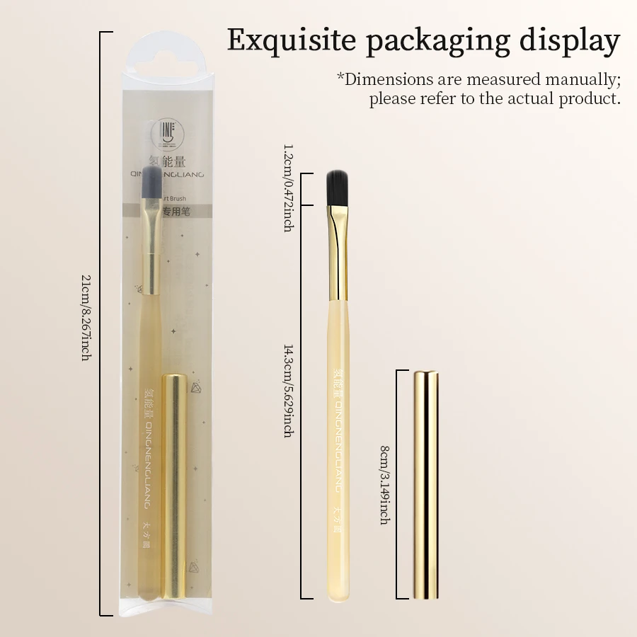 Professional Round Nail Art Brush for Gel and Acrylic Applications