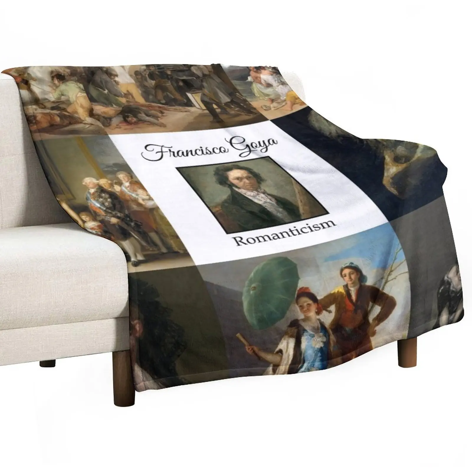 

Francisco Goya Popular Works Collage Throw Blanket Luxury Throw Blanket Summer Bedding Blankets Sofa Blanket