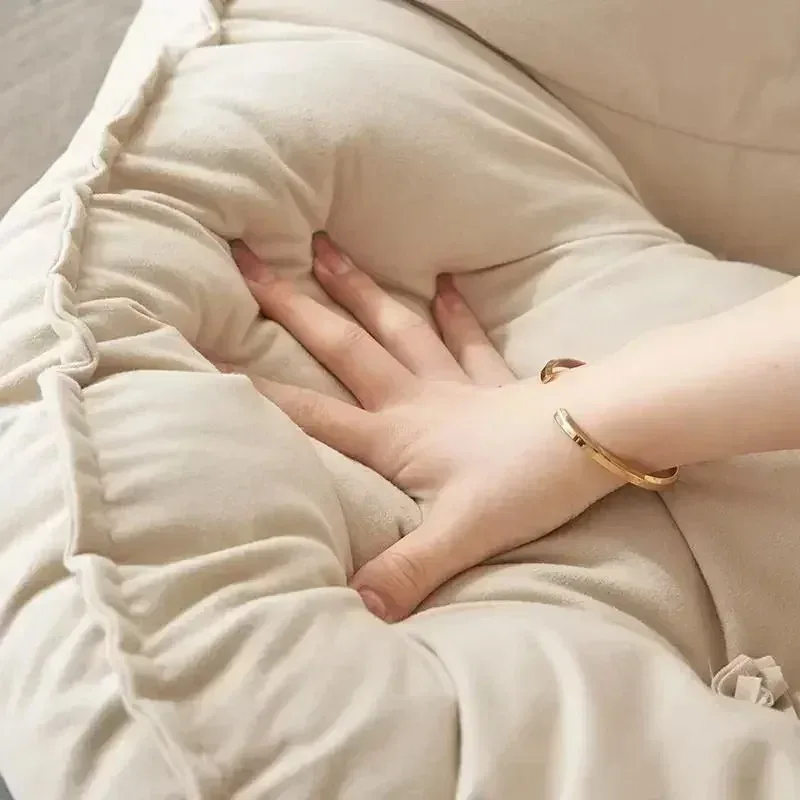 Sedia a dondolo ergonomica da interno per adulti – Ideale per rilassarsi, leggere o fare un pisolino sul balcone, in soggiorno o in camera da letto - immagine 5