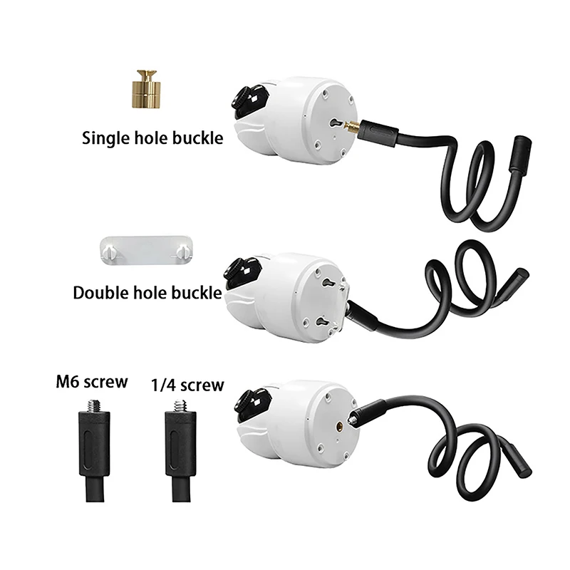 Camera Surveillance Mount 51cm camera holder stand camera holder security camera stand IP Camera Holder Baby Monitor Bracket Flexible Twist Mounting Stand For 1/4 M6