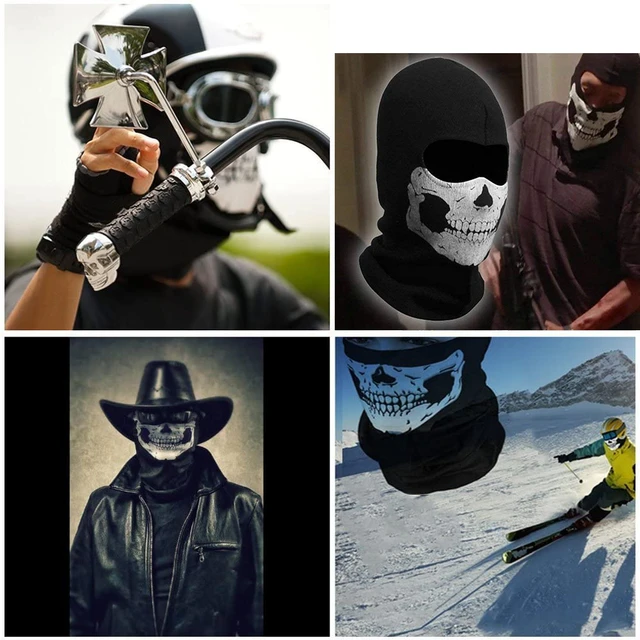 Fantasma crânio facial máscara crânio Punisher exterminador Reaper  Balaclava Tactical máscara Halloween Costume de treinamento de esqui 2.0 -  AliExpress