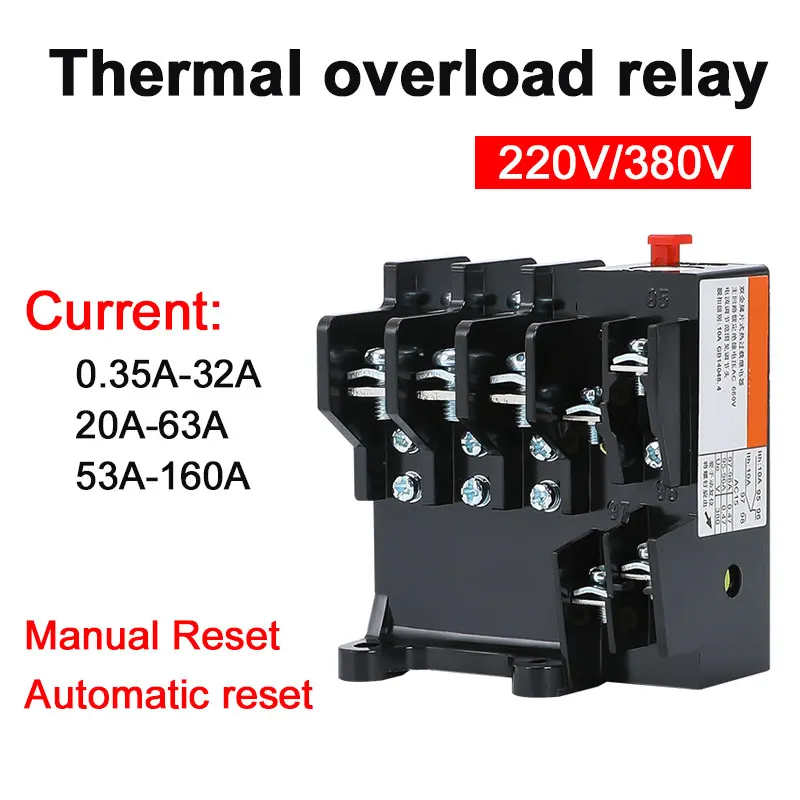 ThermalOverloadProtectionRelay035A160AMotorHeatoverload