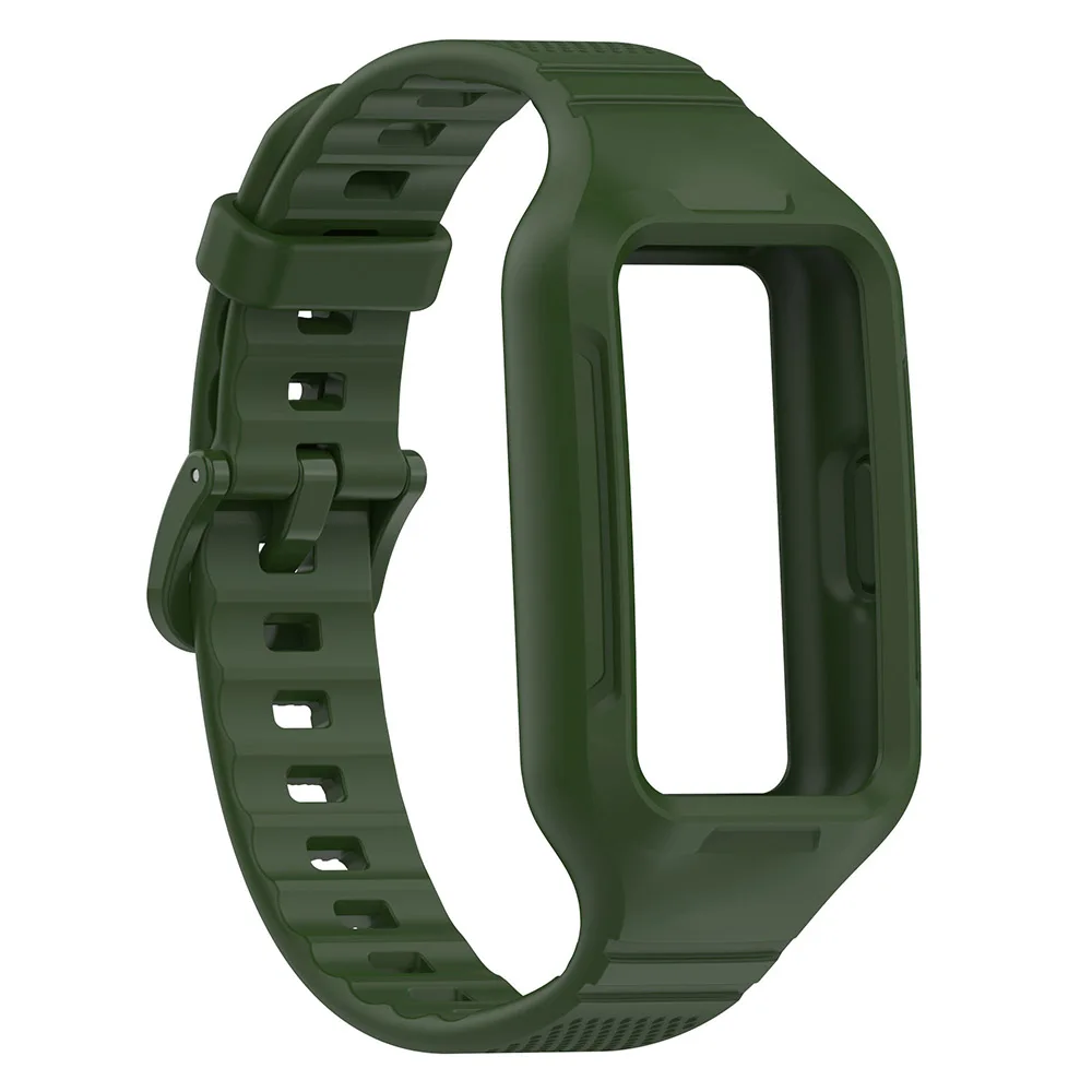 Silicone Wristband with Integrated Protective Case