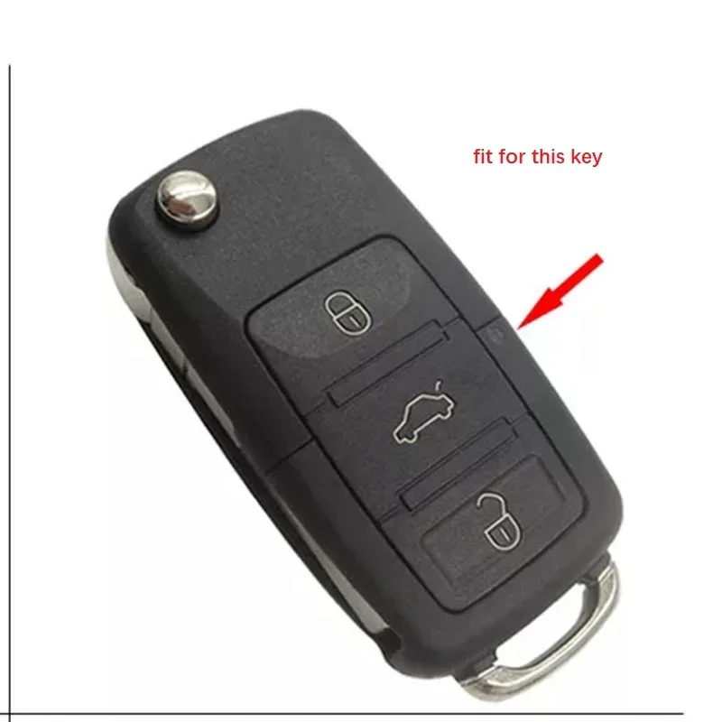 Key Case Cover Key Case Silicone Car Key Cover Case for VW Volkswagen polo passat b5 Tiguan Golf T4 for Seat Leon Altea Ateca For Skoda Octavia Superb