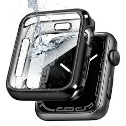 Premium TPU Protective Cover with Screen Protector for 41mm series 9-8-7 (Black 3)