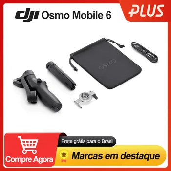 DJI Osmo 모바일 6 OM 6 3 축 핸드헬드 스태빌라이저 스마트폰 셀카봉 내장 확장 로드, 마그네틱 디자인 액티브 트랙 5.0