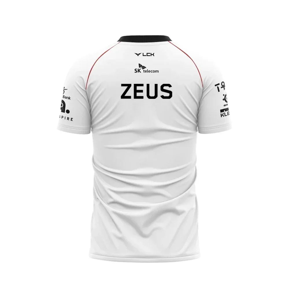 2024 New T1 Esports Team Uniform T-shirt League Of Legends