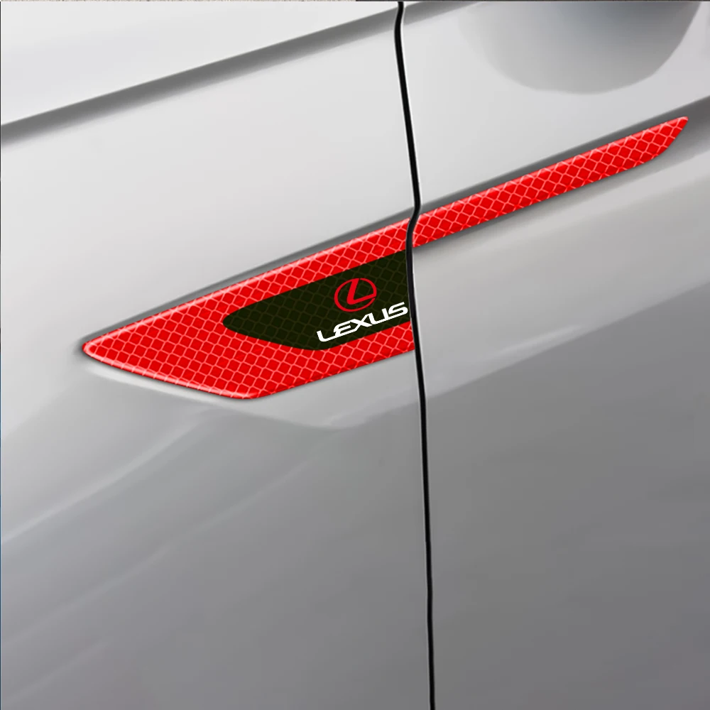 자동차 반사 스트립 장식 스티커 펜더 안전 경고 데칼 Lexus CT200h NX300h RX300 RX330 EX300h F 스포츠 IS RX NX