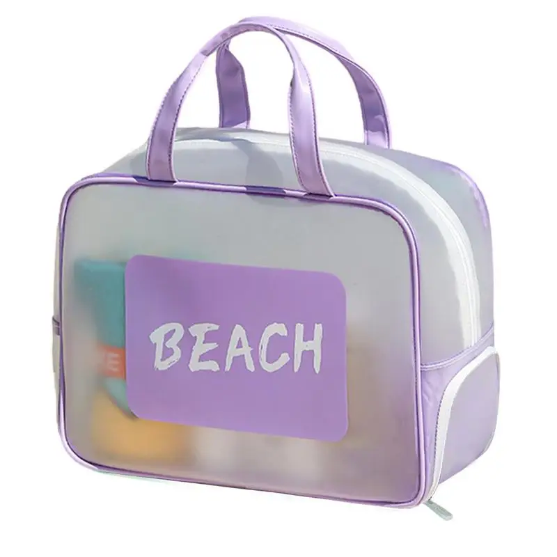 

Пляжная сумка-тоут, дорожная Водонепроницаемая сумочка-тоут на молнии, органайзер для сухой и влажной воды, вместительный мешок для путешествий, плавания, пляжа