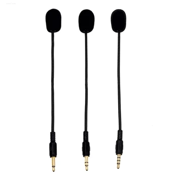 universale da 3,5 mm Sostituzione con riduzione del rumore Microfono Cuffie da gioco Microfono pieghevole Accessori