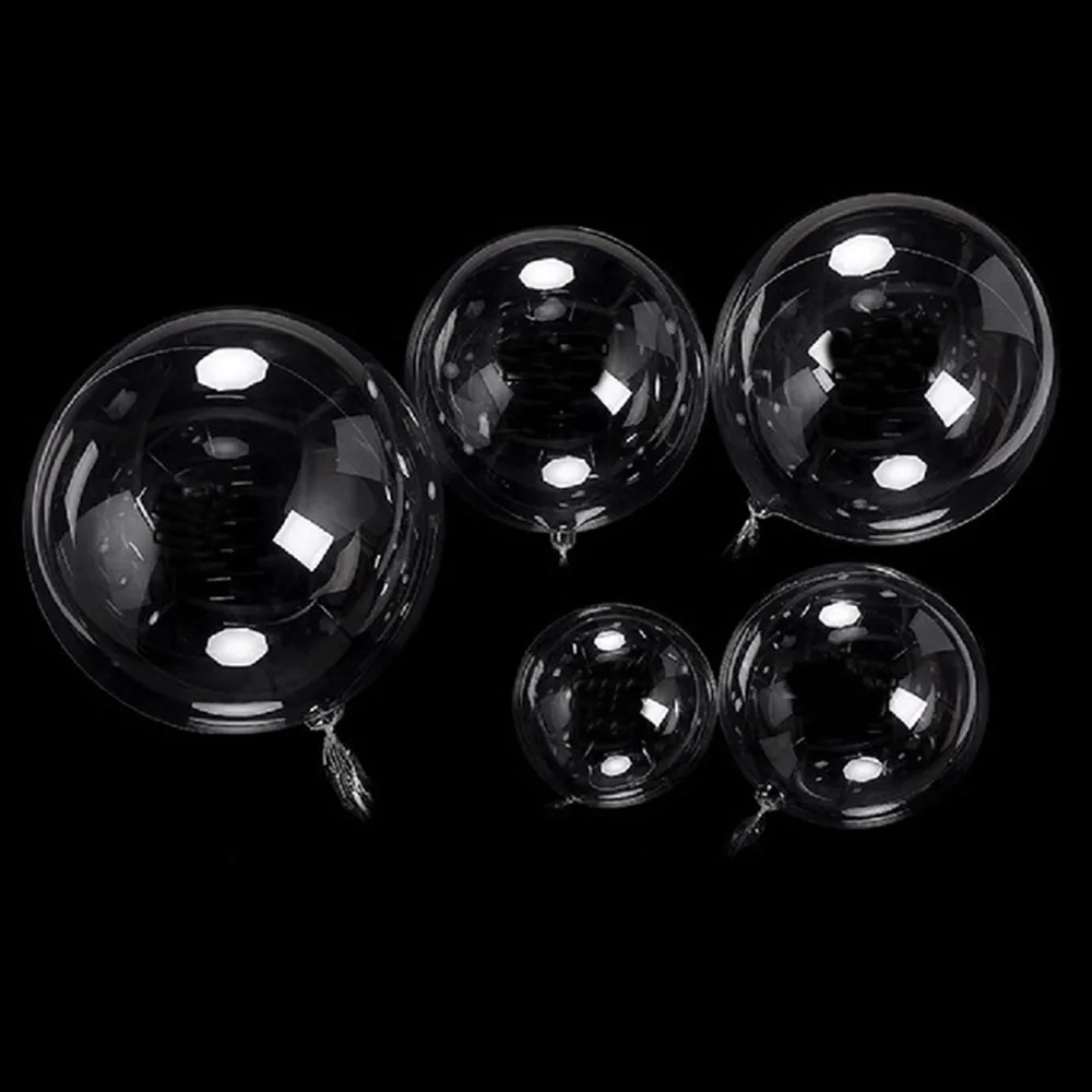 Transparent Bubble Bobo Balloons for Baby Shower, Wedding, and Birthday Party Decor, Set of 10/25/50 Pieces