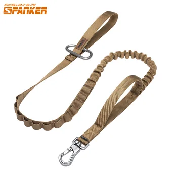 Tactical Dog Quick Release Pet Leash Elastic Leads Rope