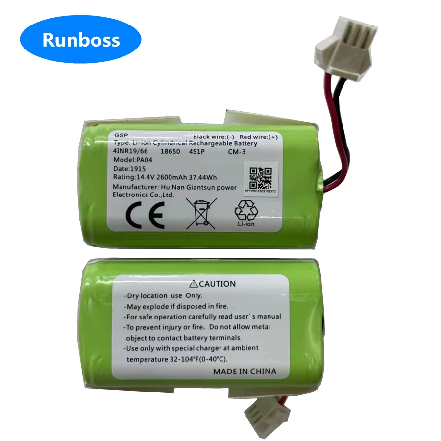 

Original 14.4V 2600mAh Li-ion Robot Vacuum Cleaner Battery For ECOVACS CEN360 CEN361 DN620 DN621 DH35 DH43 DH45 Sweeping Robot