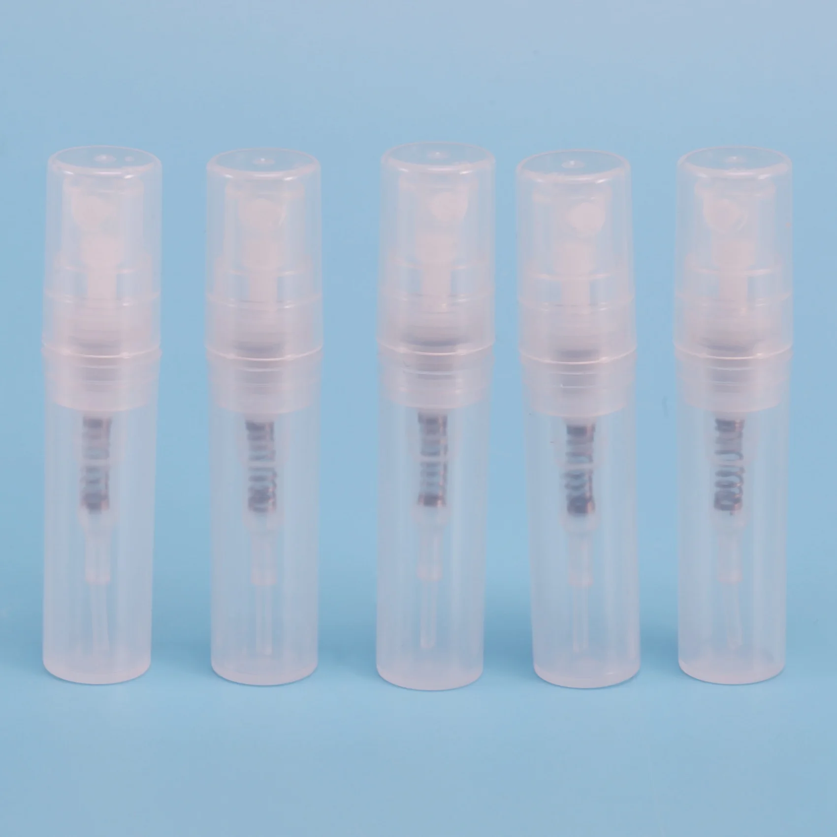 

200Pcs/Lot 2ML Transparent Plastic Spray Bottle Small Cosmetic Packing Atomizer Perfume Bottles Atomizing Spray Liquid Container