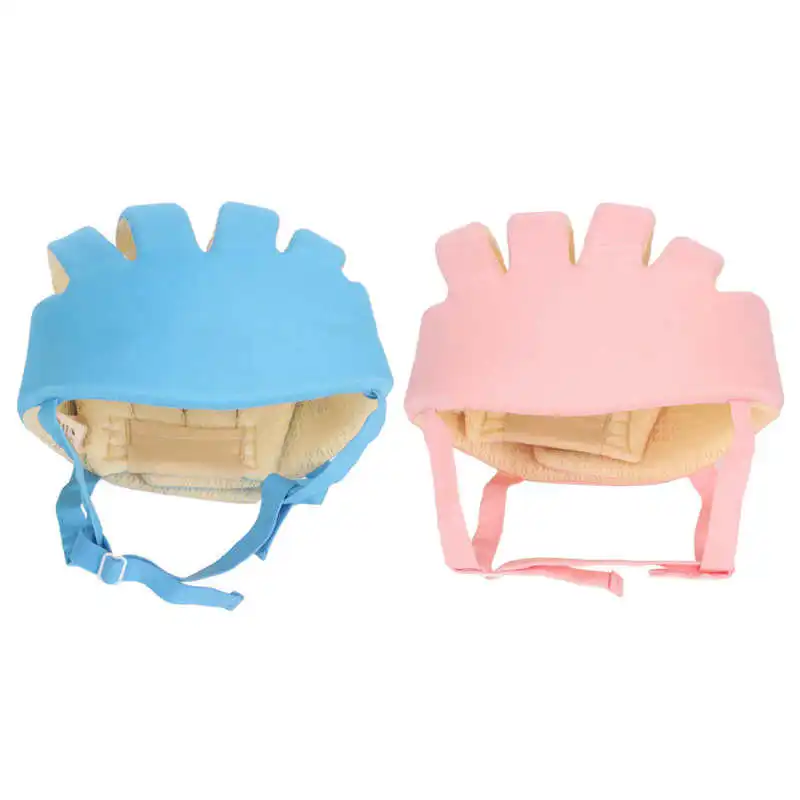 

Adjustable Baby Helmet Soft Cotton Head Protection Headgear Hat for 8 To 36 Months Baby Sitting Walking Crawling Helmet