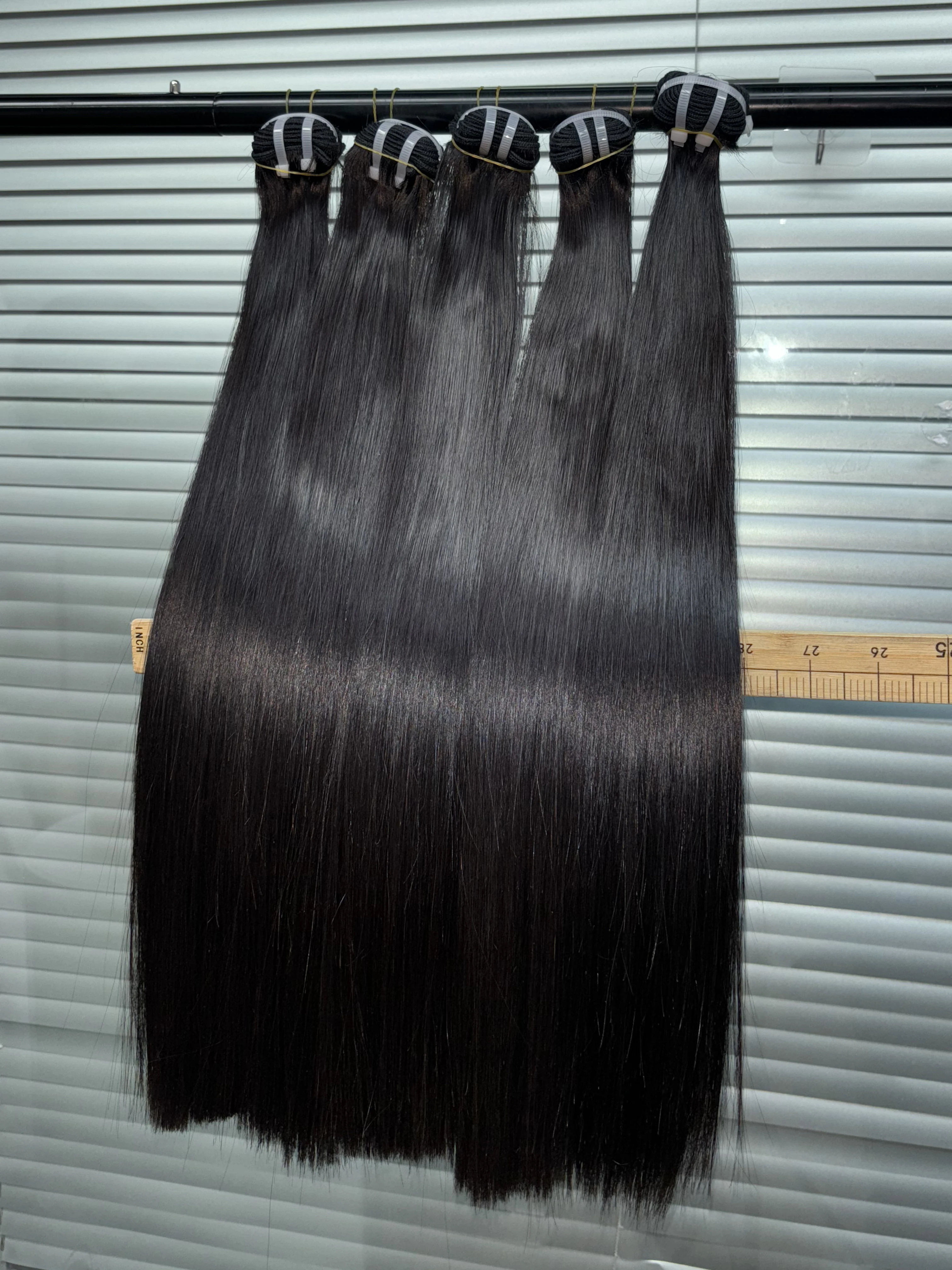 Human Hair Extensions Human Hair For Braiding V Beauty Straight Human Hair Bundles Raw Human Hair Extensions Double Drawn 16A Grade Vietnamese Virgin Unprocessed