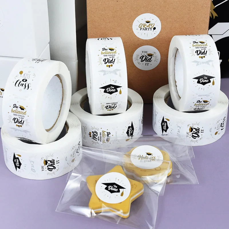 1000 Pezzi GRAZIE PER IL TUO ORDINE Adesivi Sigillanti Etichette - Foto 6