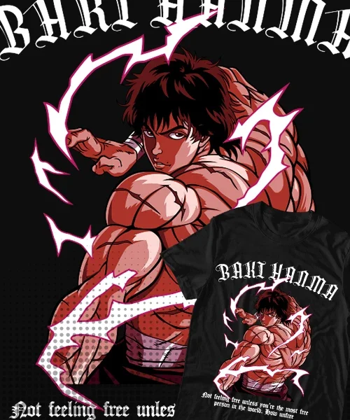 

unisex Baki the Grappler Baki Hanma Confianza en Batalla