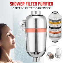 

5/15 Level Water Filter Purifier Bathroom Shower Filter Bathing Water Treatment Health Softener Chlorine Removal Water Purifiers