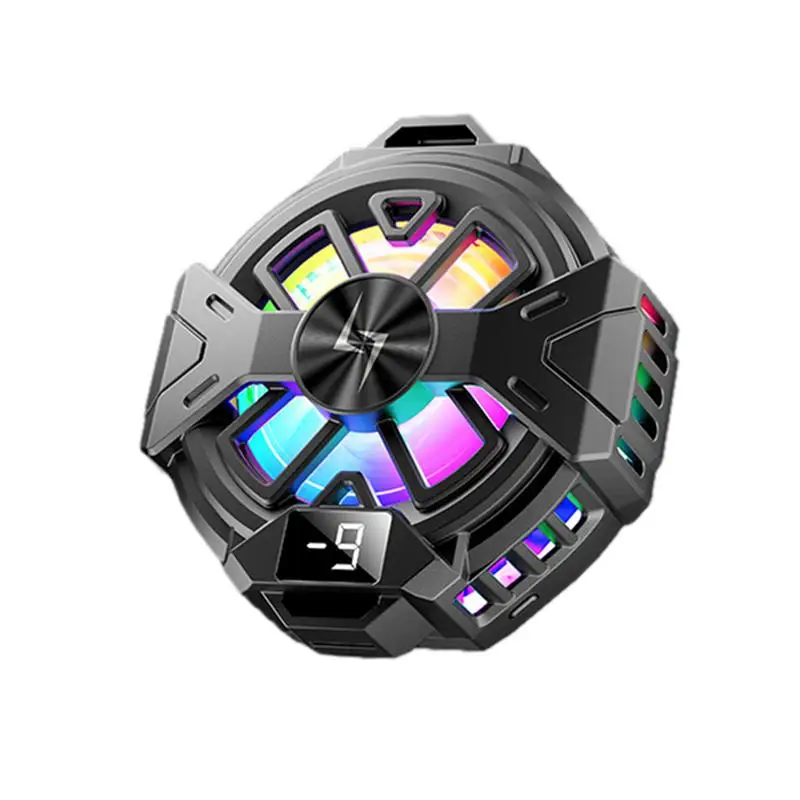 

Магнитный охлаждающий вентилятор для телефона, радиатор для телефона с двумя скоростными режимами, вентилятор для мгновенного охлаждения музыки, прослушивания видео