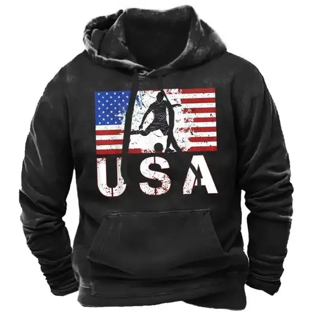 2026 Herren-Kapuzenpullover, Sweatshirt, USA Flagge Grafiken Vintage Tops Männlich Hoody Übergroße Kleidung Pullover Casual Straße Lose Hoodie – Detail 13
