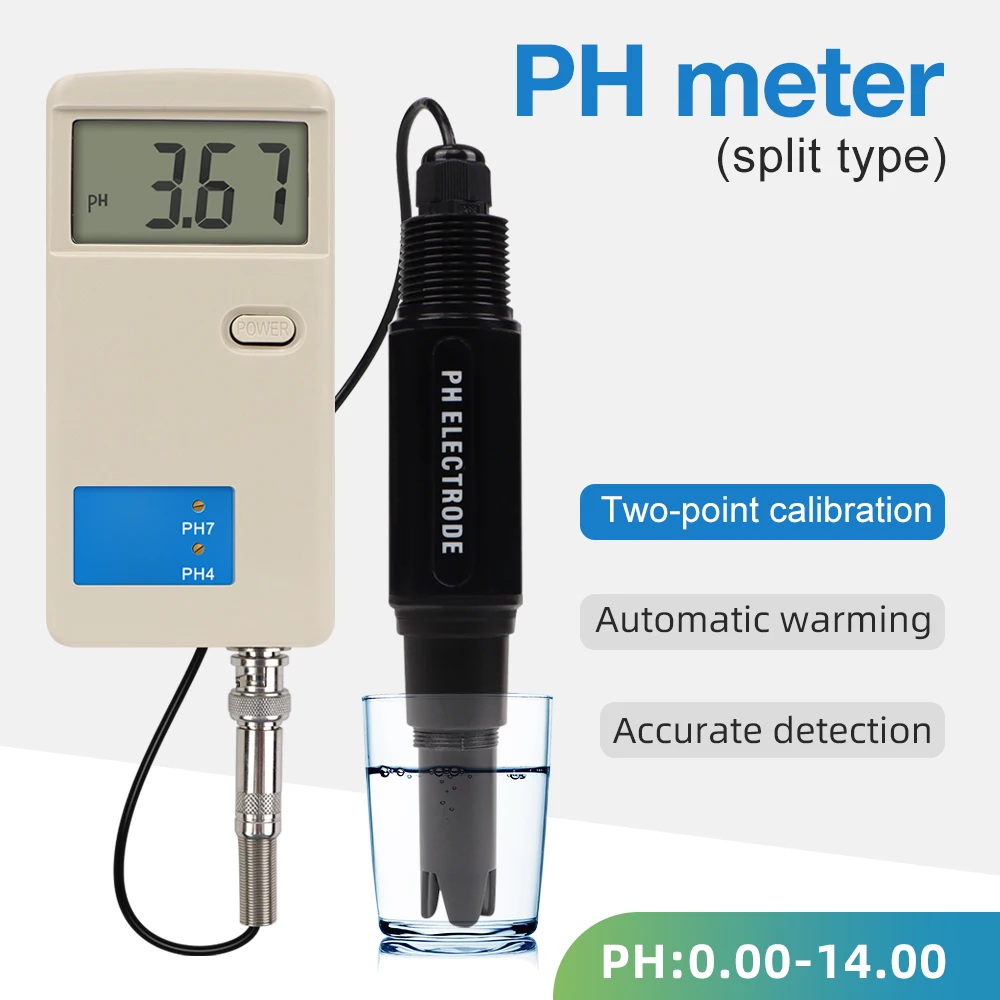 PH Meter Digital Precision Portable Water Laboratory Drinking