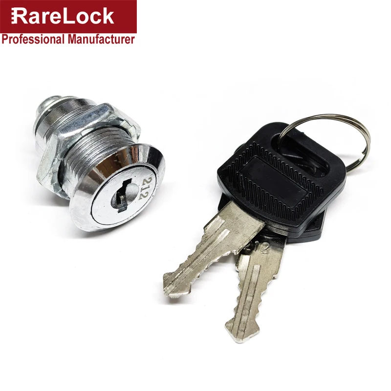 Secure Cam Lock with 2 Keys for Cabinets and Furniture - Rarelock Edition