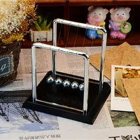 Small-Size Metal Newton Pendulum Newton Cradle Balance Steel Balls Pendulum Ball Decor Home decoration Physics Science Pendulum 5