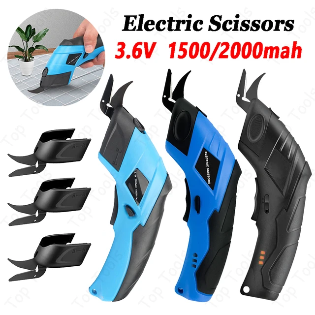 3.6V Multifunctional Electric Scissors Fabric Cutting Machine Leather  Scissors With Tungsten Steel Blades USB Rechargeable Tool - AliExpress