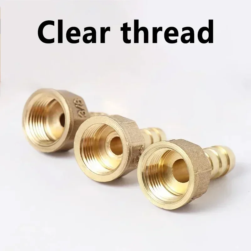 Pagoda connector 6 8 10 12 14mm hose barb connector, hose tail thread 1/8 1/4 3/8 1/2 inch thread (PT)brass water pipe fittings