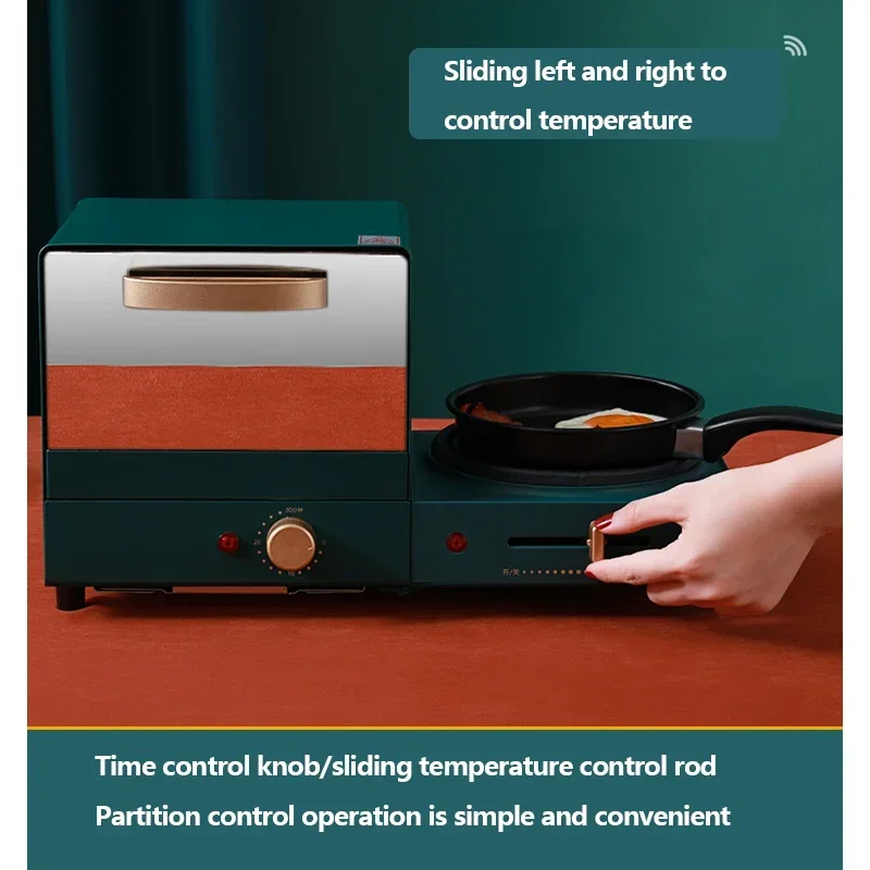New Oven Bread Machine Frying Pan Mini Oven Household Bread Pizza Frying Pan Sandwich Maker Baking
