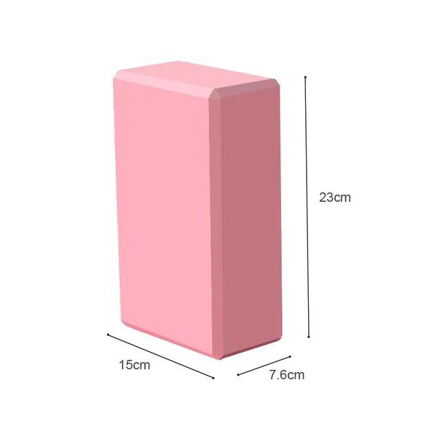 1PC Yoga Building Blocks Cubes Reinforcement Mats Sports Pilates Bricks Exercise Home Exercise Equipment Fitness Eva YJZ01 5