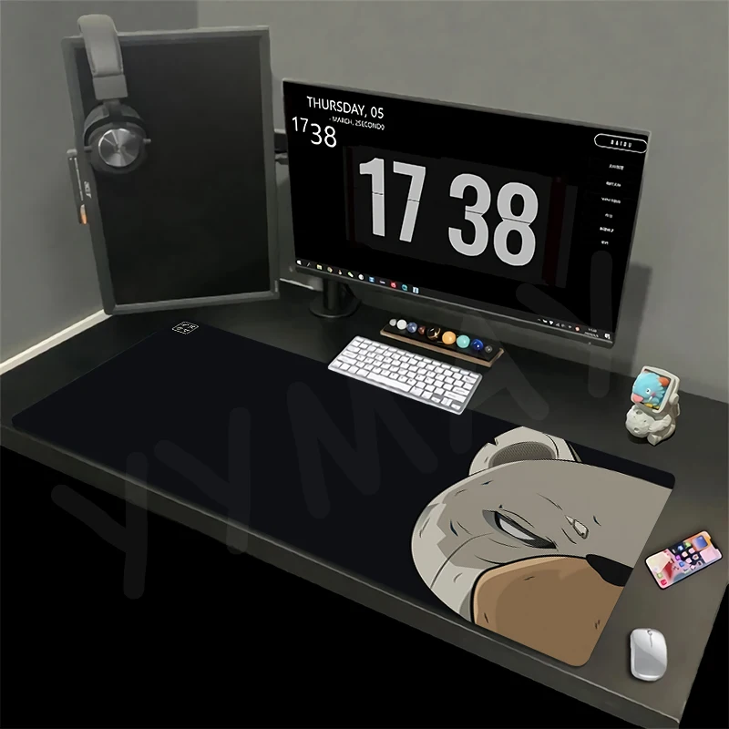 

Gamer Mousepad Chinese Element Mouse Pad Large Mouse Mat Natural Rubber Desk Rug PC Desk Mats Design Mousepads 100x50cm