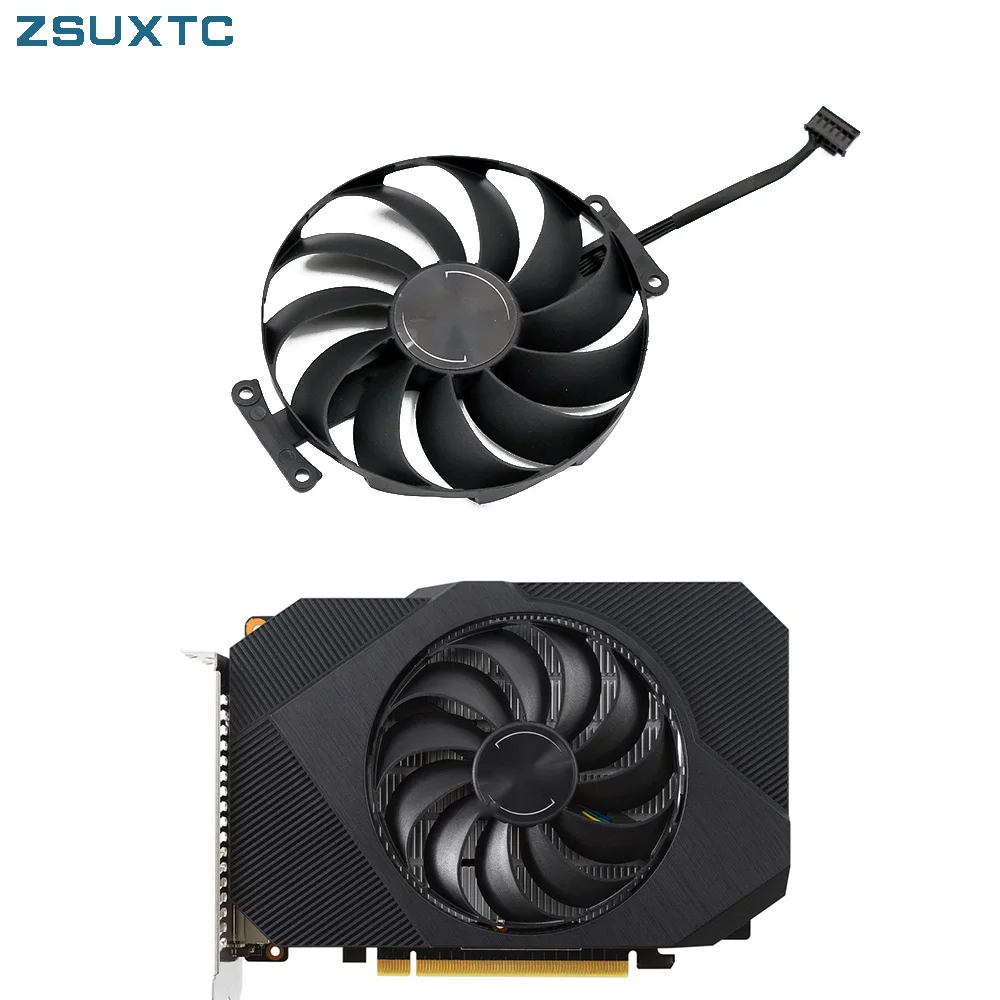 Ventilador Gpu T129215su Cf1010u12d Rtx3060 Itx Itx para Asus Rtx 3050 3060 95 mm 6pin