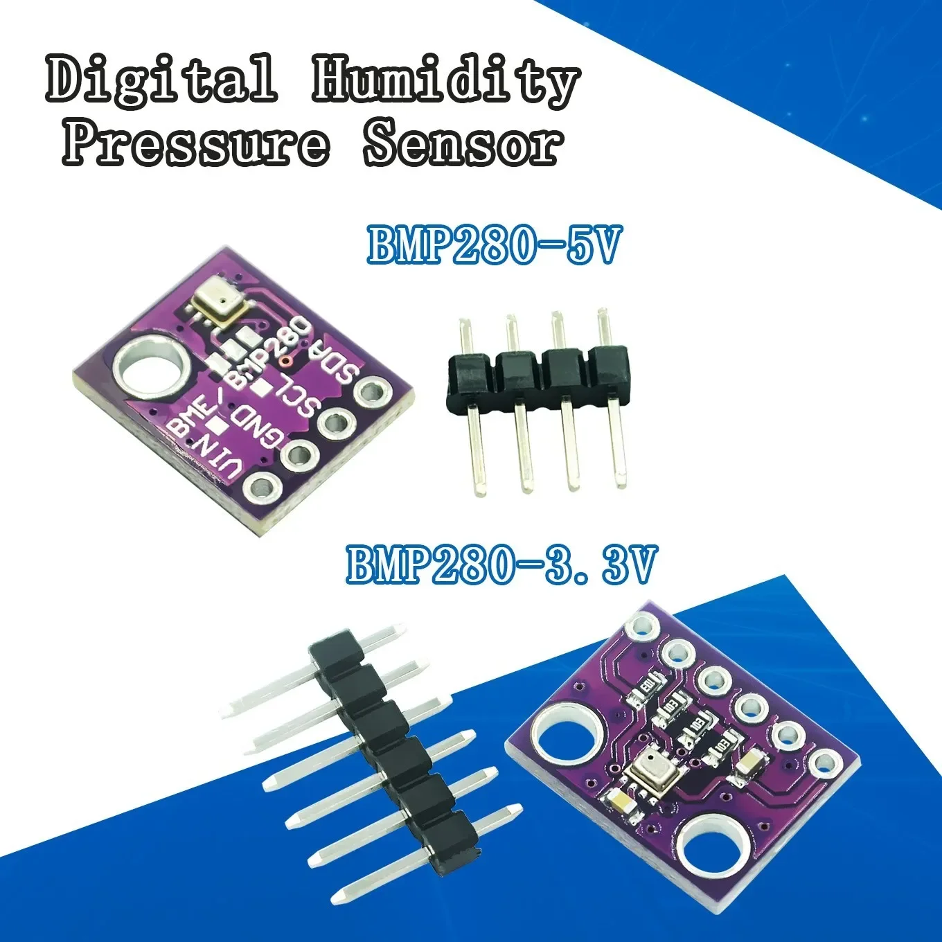 Arduino용 2In1 BMP280 3.3V I2C SPI 1.8-5V 디지털 센서 온도 기압 공기압 모듈