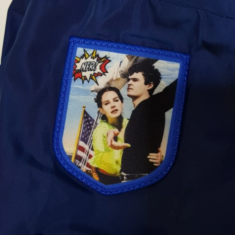 LDR Men's & Women's Navy Blue Commemorative Lana Racing Jacket Embroidery Patch Patch Del Racing Jacket Reys Clothing 2025 New 4