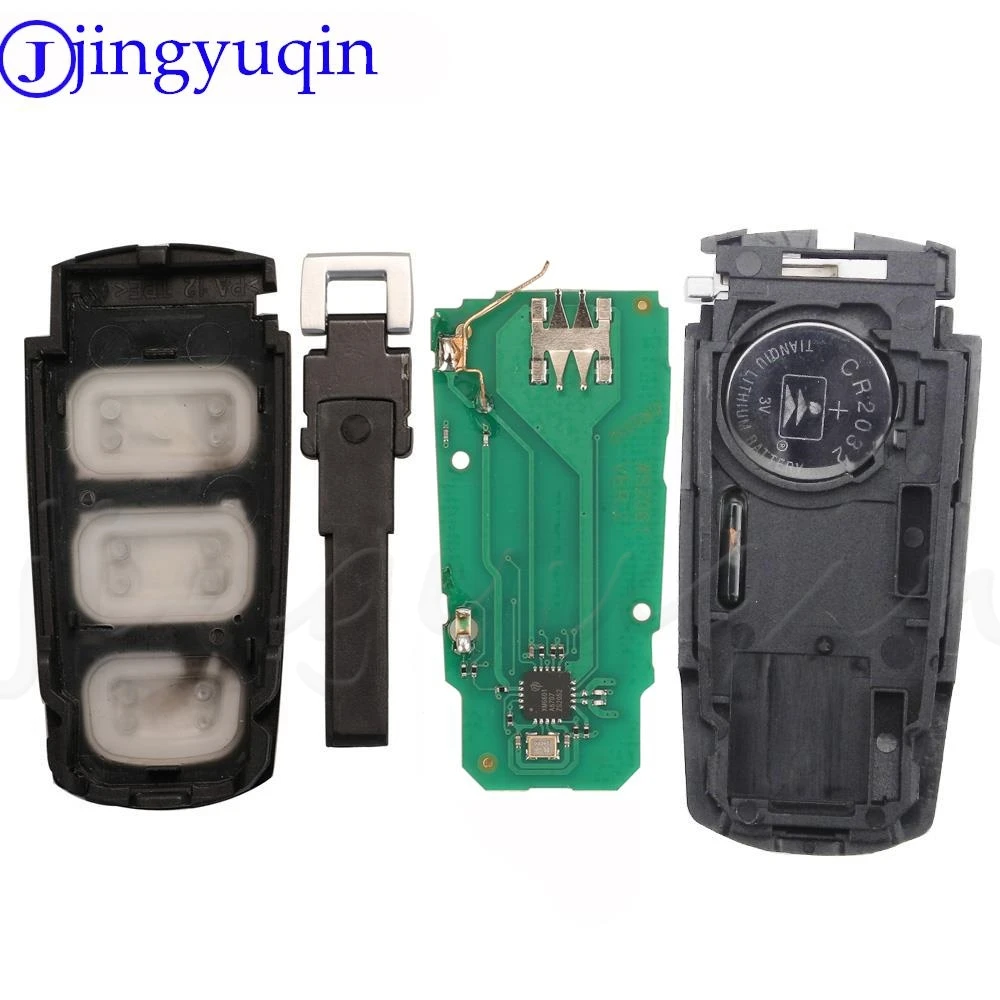 3 Buttons Flip Smart Car Remote Key Fob with ID48 Chip 3C0959752BA 433MHZ For VW Passat B6 3C B7 Magotan CC