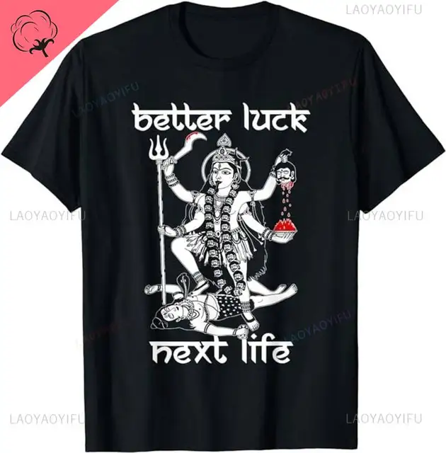 T-shirt vintage imprimé « Better Luck Next Life » pour femme et homme, en coton respirant de haute qualité, idéal pour l'été et l'extérieur_voghion.com