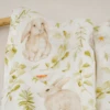 Elinfant Digital Print Bamboo Cotton Muslin Swaddle Blankets Newborn Baby Wrap Receiving Blanket 3