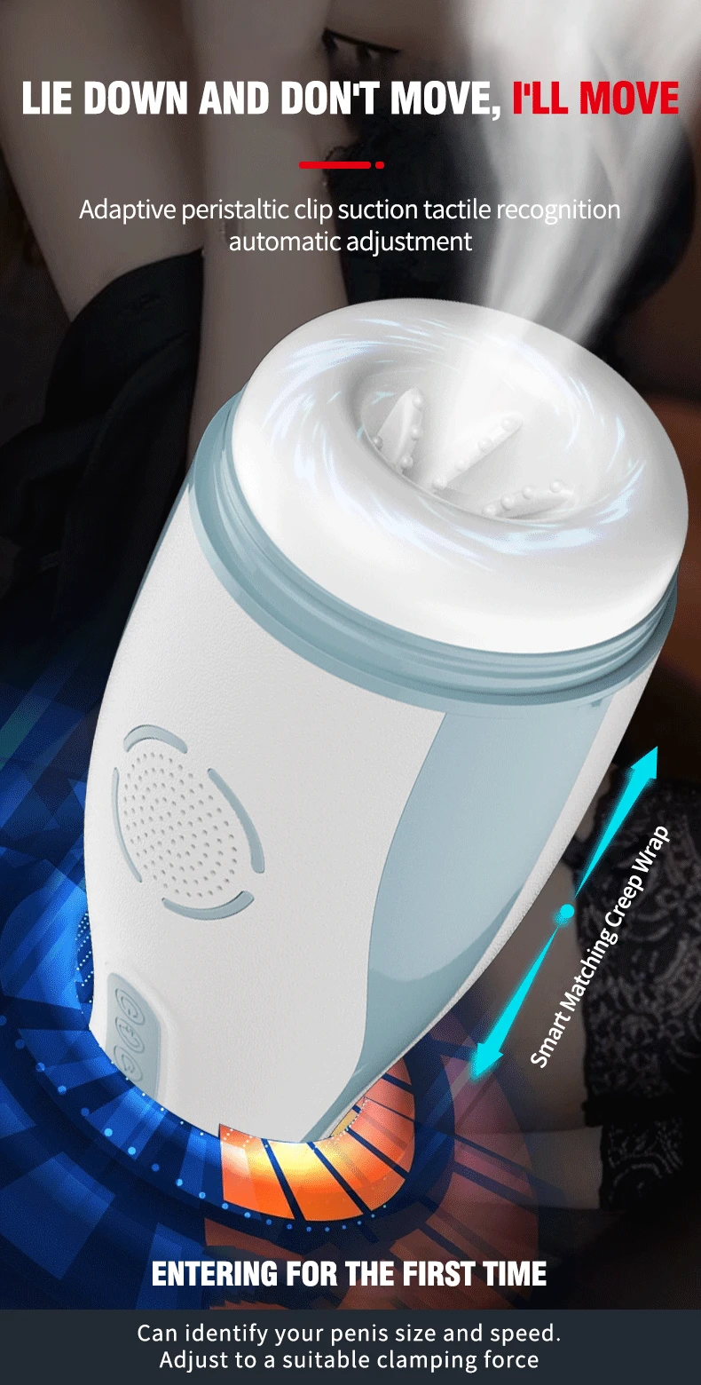 Automatic Male Masturbator With Vibration For Men Real Feeling_voghion.com