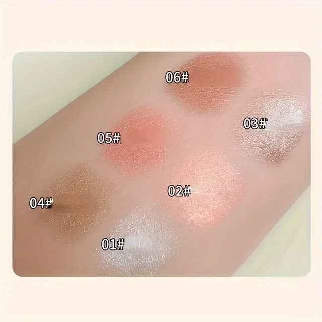 Metallic Double-head Eyeshadow Stick Diamond Shimmer Highlighter Pencil Ultra Pigmented Long Lasting Cream Eye Shadow Sponge Pen