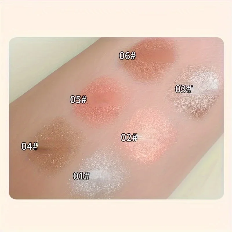 Metallic Double-head Eyeshadow Stick Diamond Shimmer Highlighter Pencil Ultra Pigmented Long Lasting Cream Eye Shadow Sponge Pen 3