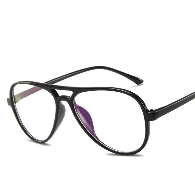 Aspherical Single Lens Oval Prescription Glasses For The Nearsighted PC Frame Cat Eye Myopia Glasses Woman 0 -0.5 -0.75 To -6.0 6
