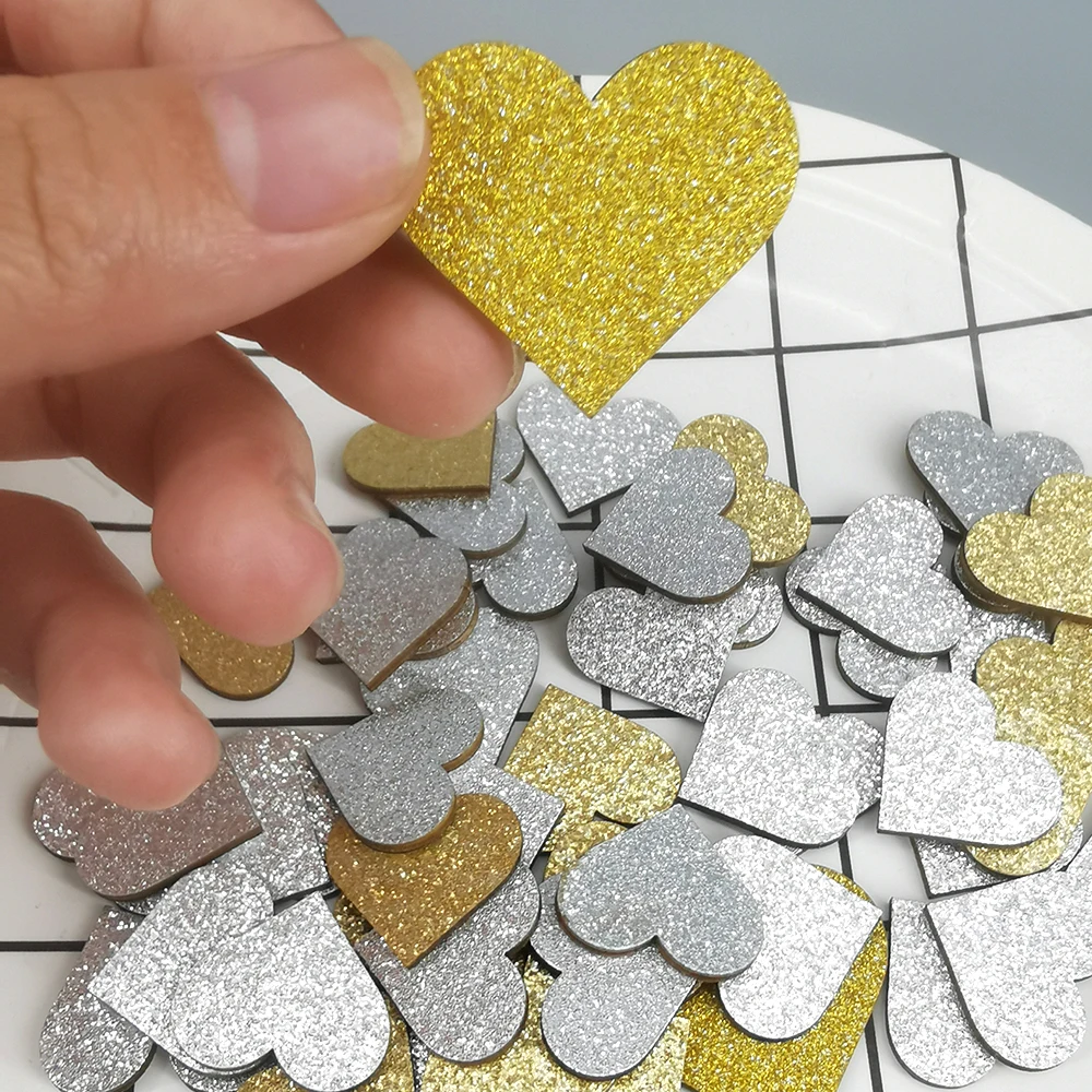 DIY Silver Heart Party Favor Kit