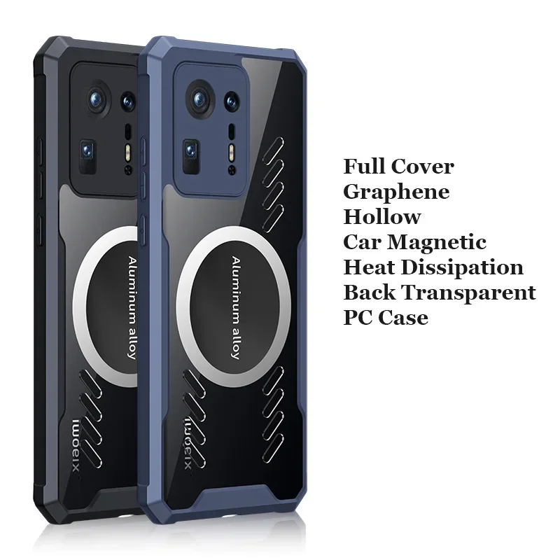 Graphene Heat Dissipation PC Case For Xiaomi Mix 4 Mix4 Breathable Cooling Transparent Anti-Drop Bumper Casing Shell_voghion.com