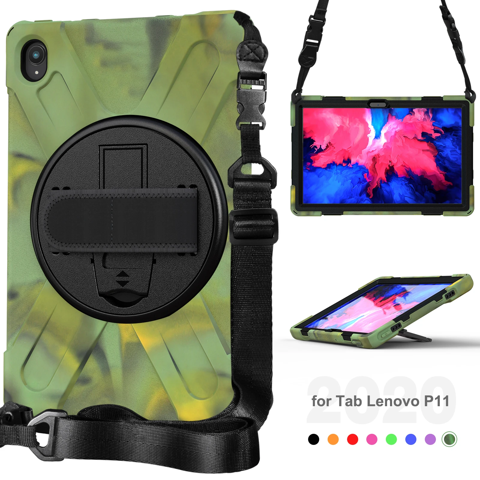 Durable Tablet Case with Hand & Shoulder Strap